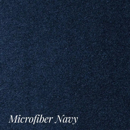 Boca Terry Microfiber Shawl Collar Robe with French Terry Lining - Small - Navy