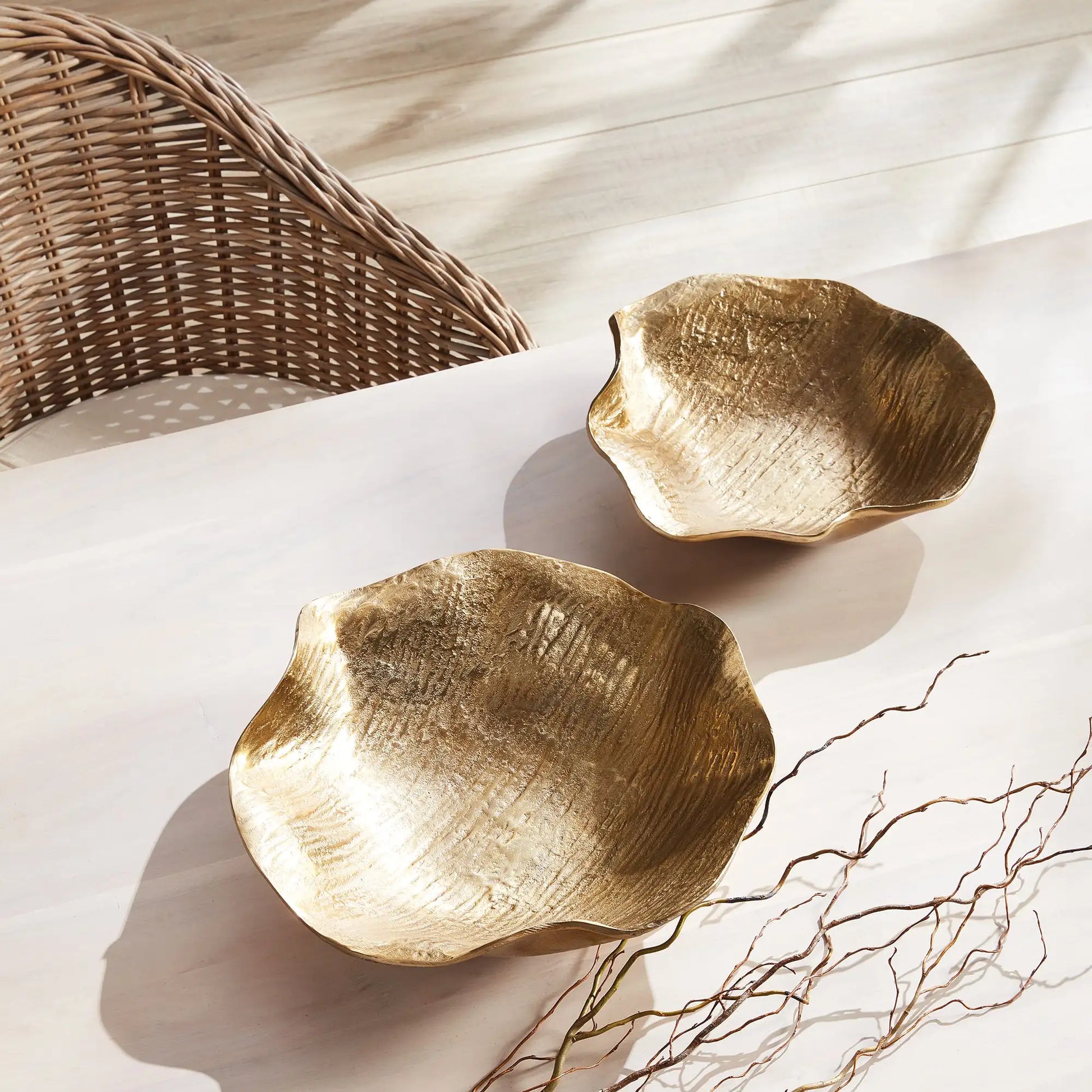 CLARICE DECORATIVE BOWLS, SET OF 2 - view 2