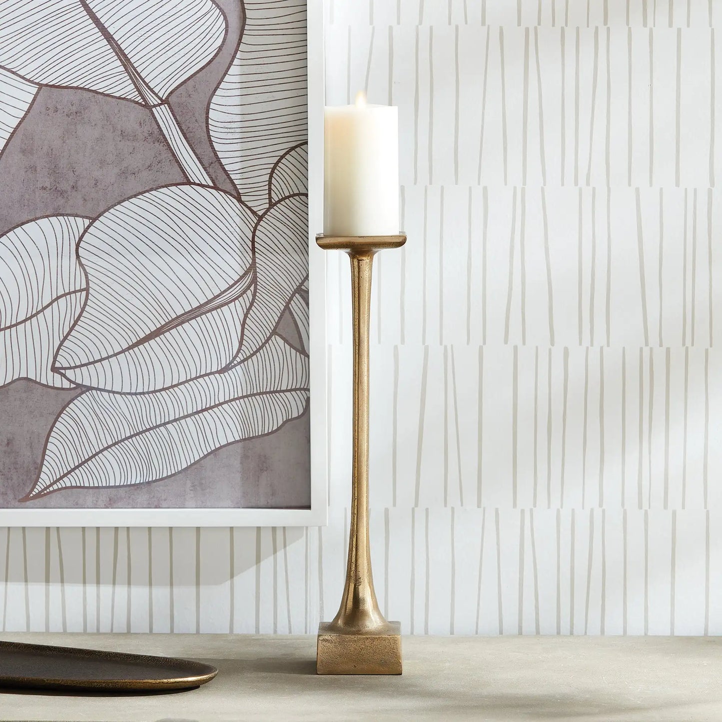 MILTON CANDLE STAND TALL - view 3