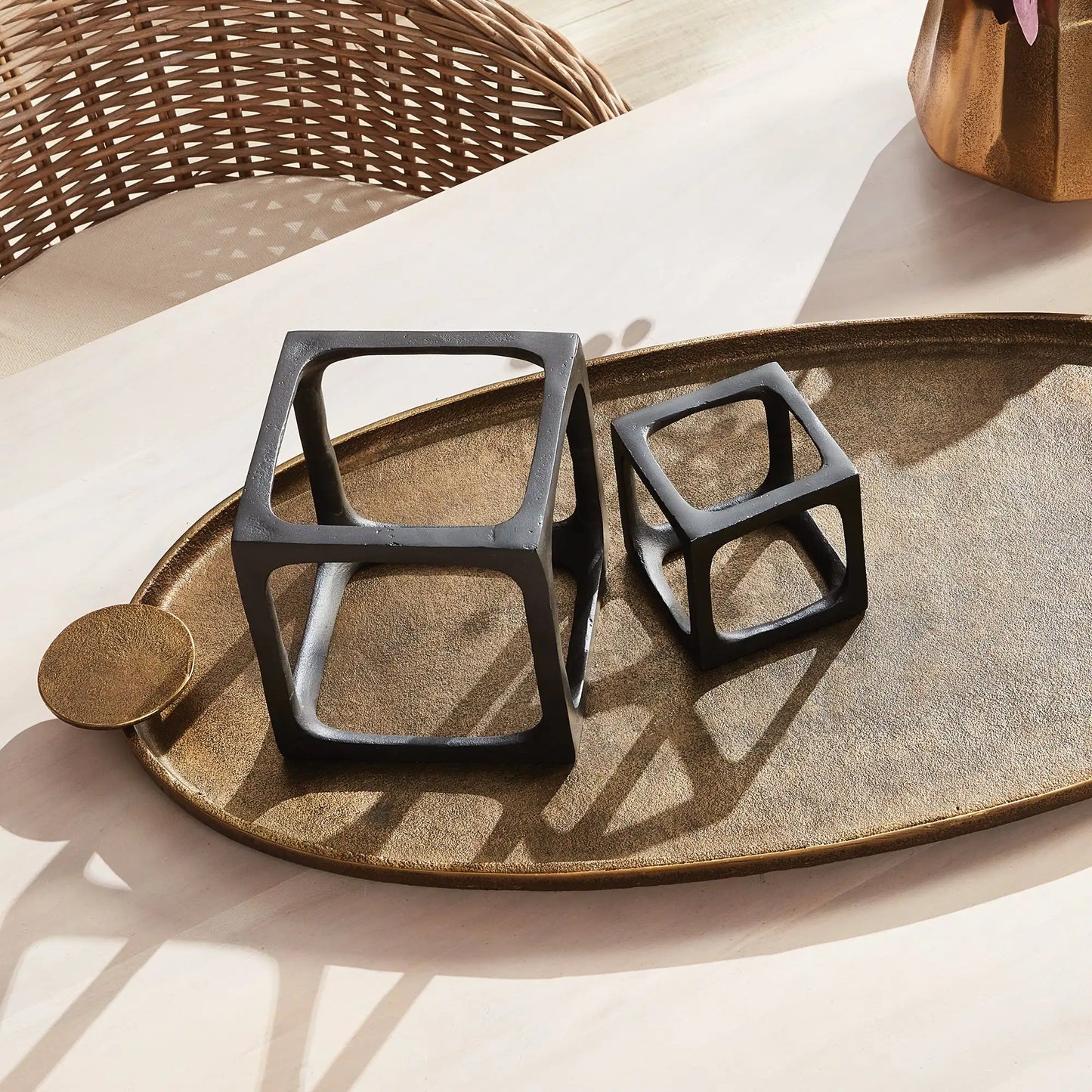 CUBIST SCULPTURES, SET OF 2 - view 2
