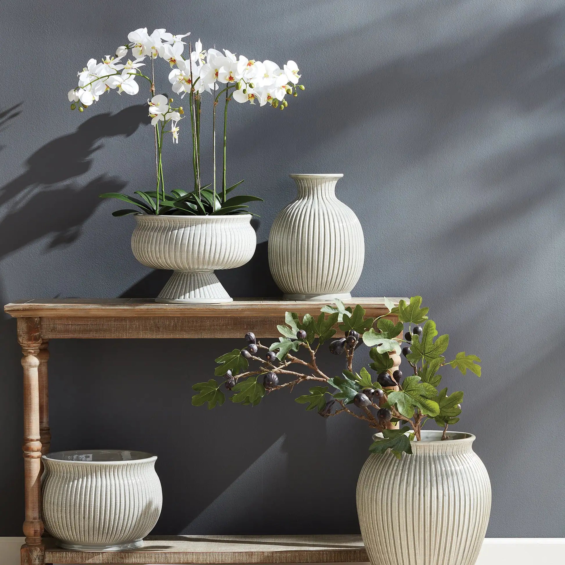 GRAFFIO DECORATIVE FOOTED BOWL - view 2