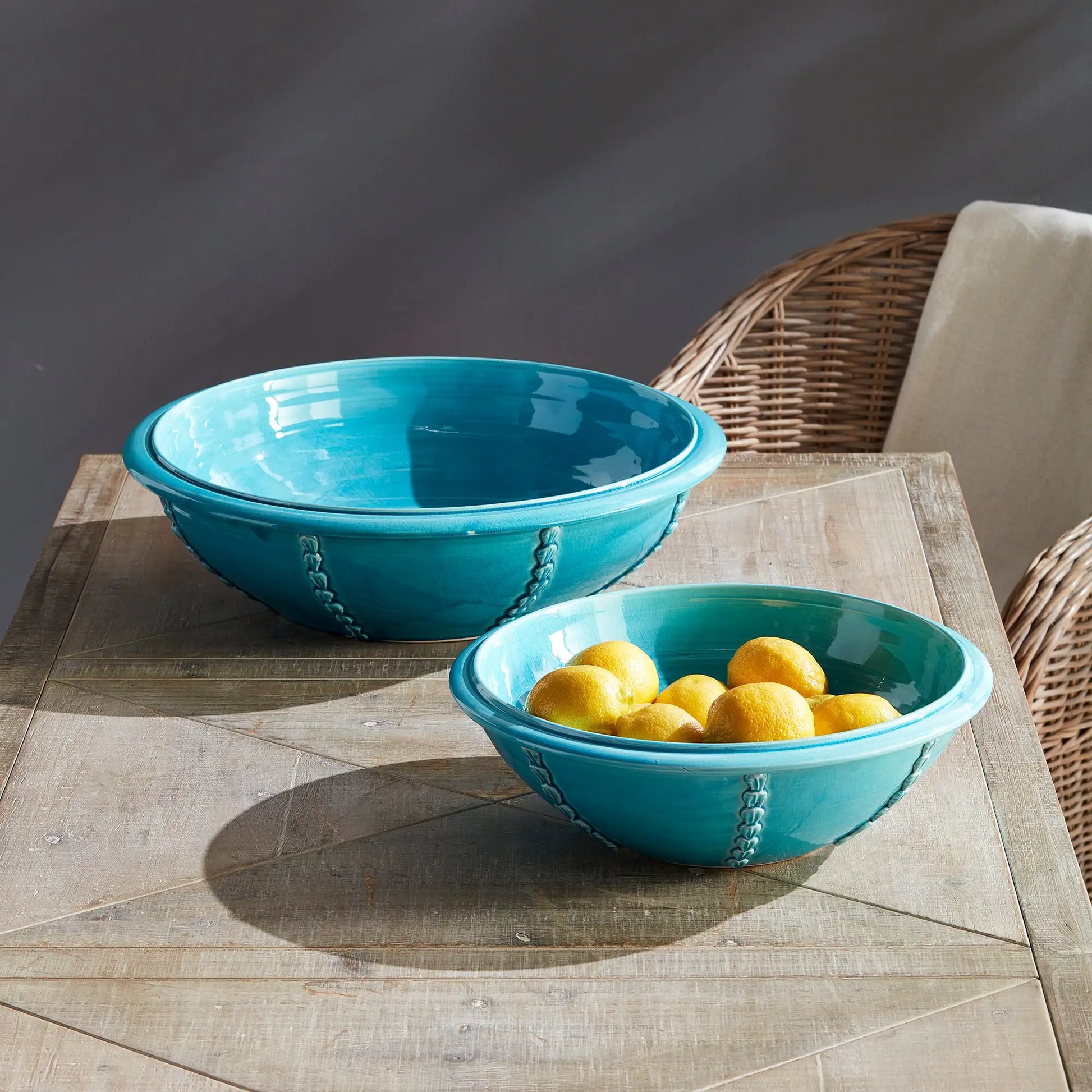 POSITANO SHALLOW DECORATIVE BOWL - view 2