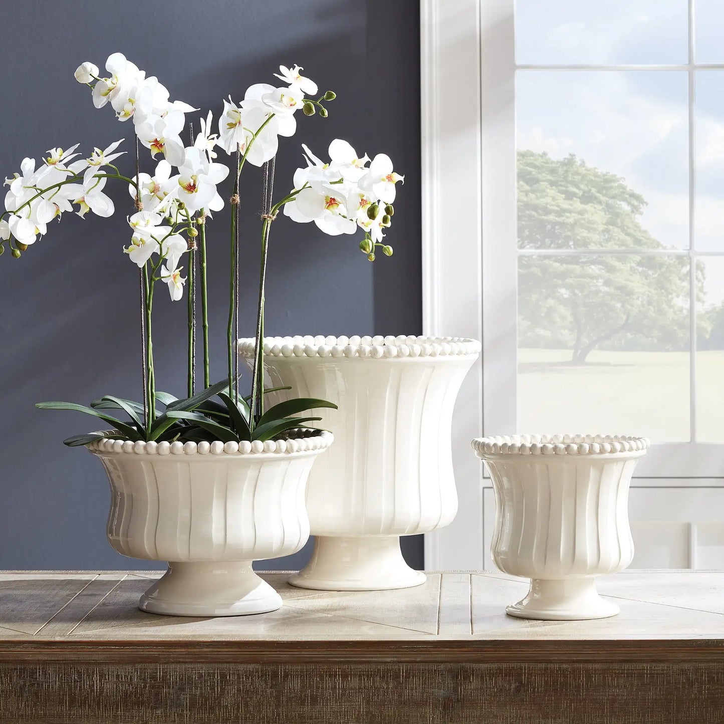 COLETTA DECORATIVE FOOTED BOWL - view 2
