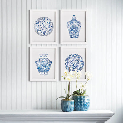 DYNASTY PETITE PRINTS, SET OF 4 - view 3