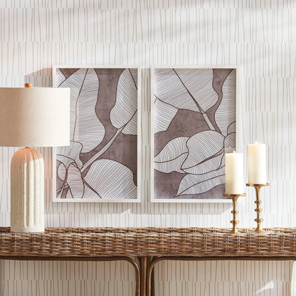 PALM LEAF PRINTS, SET OF 2 - view 3