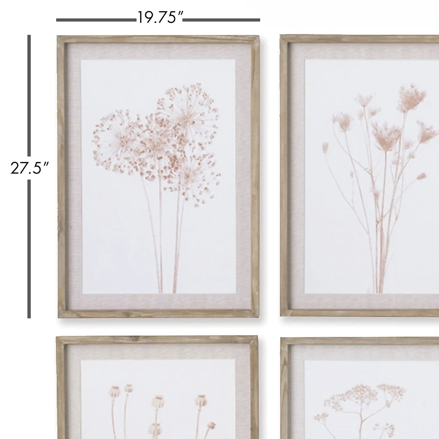 STYLIZED BOTANICAL PRINTS, SET OF 4 - view 2