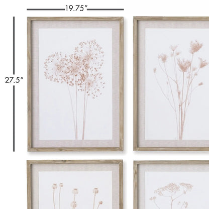 STYLIZED BOTANICAL PRINTS, SET OF 4 - view 2