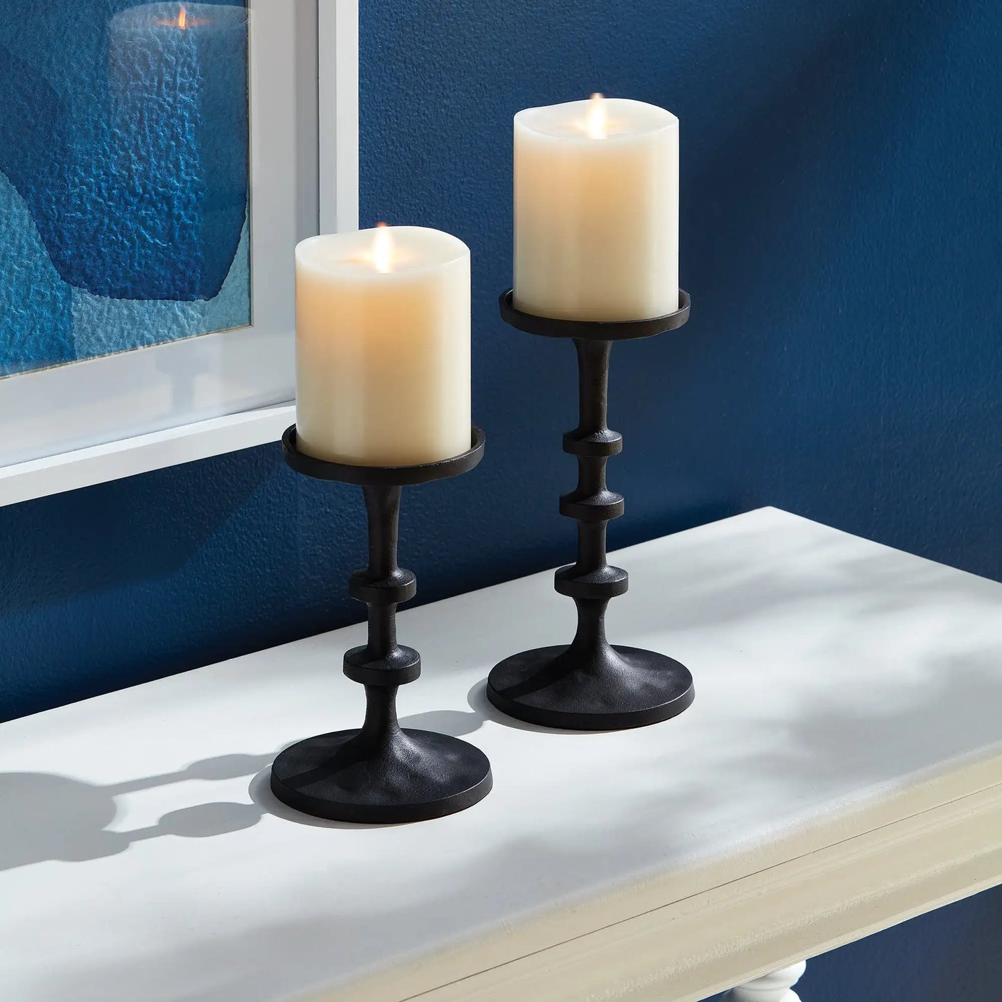 ABACUS PETITE CANDLE STANDS, SET OF 2 - view 2
