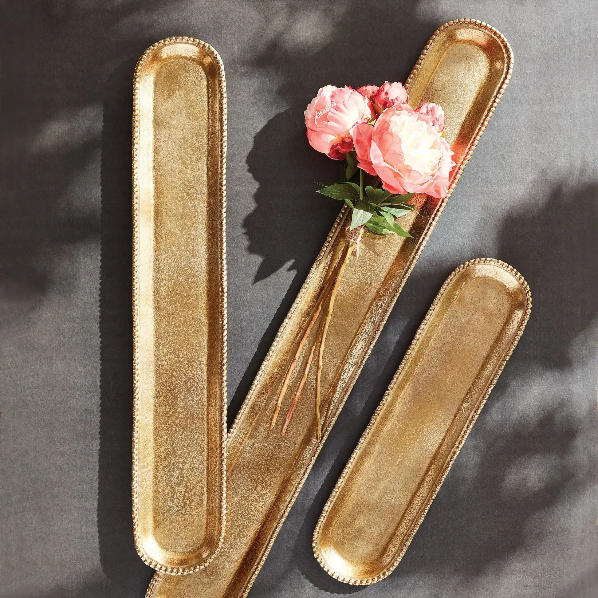 BLAIR DECORATIVE TRAYS, SET OF 3 - view 2