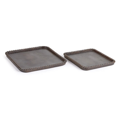 LANGLEY SQUARE TRAYS, SET OF 2