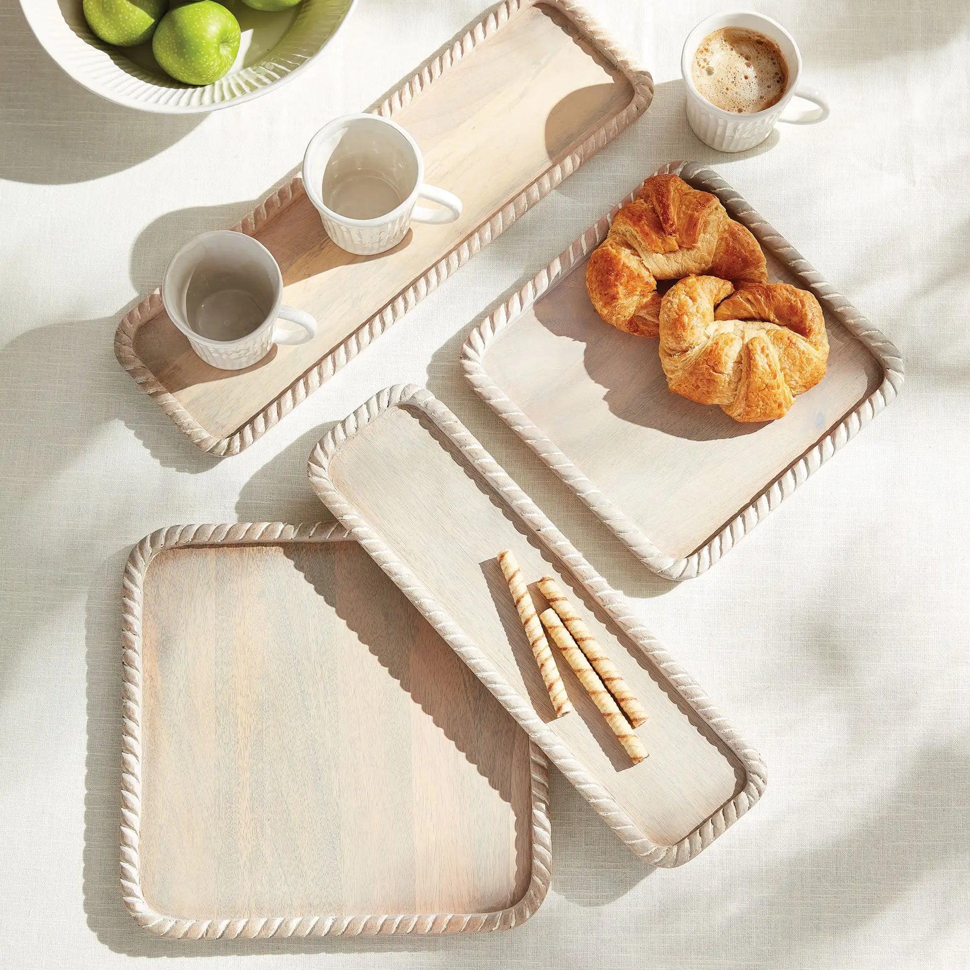 LANGLEY SQUARE TRAYS, SET OF 2 - view 2