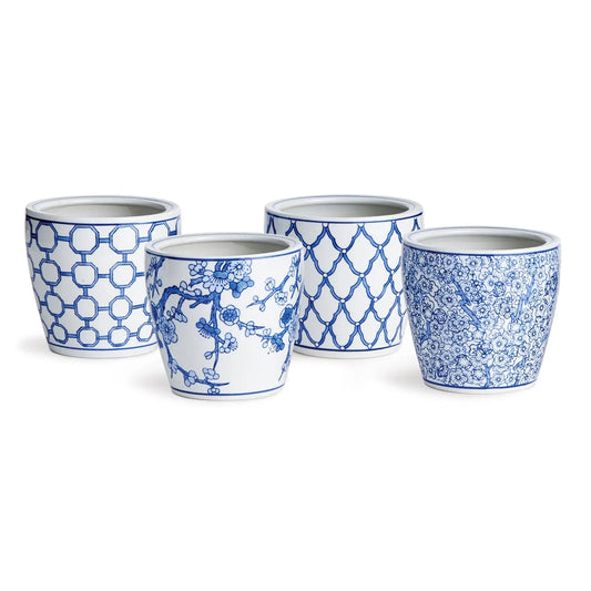 BARCLAY BUTERA DYNASTY MIDI POTS, SET OF 4