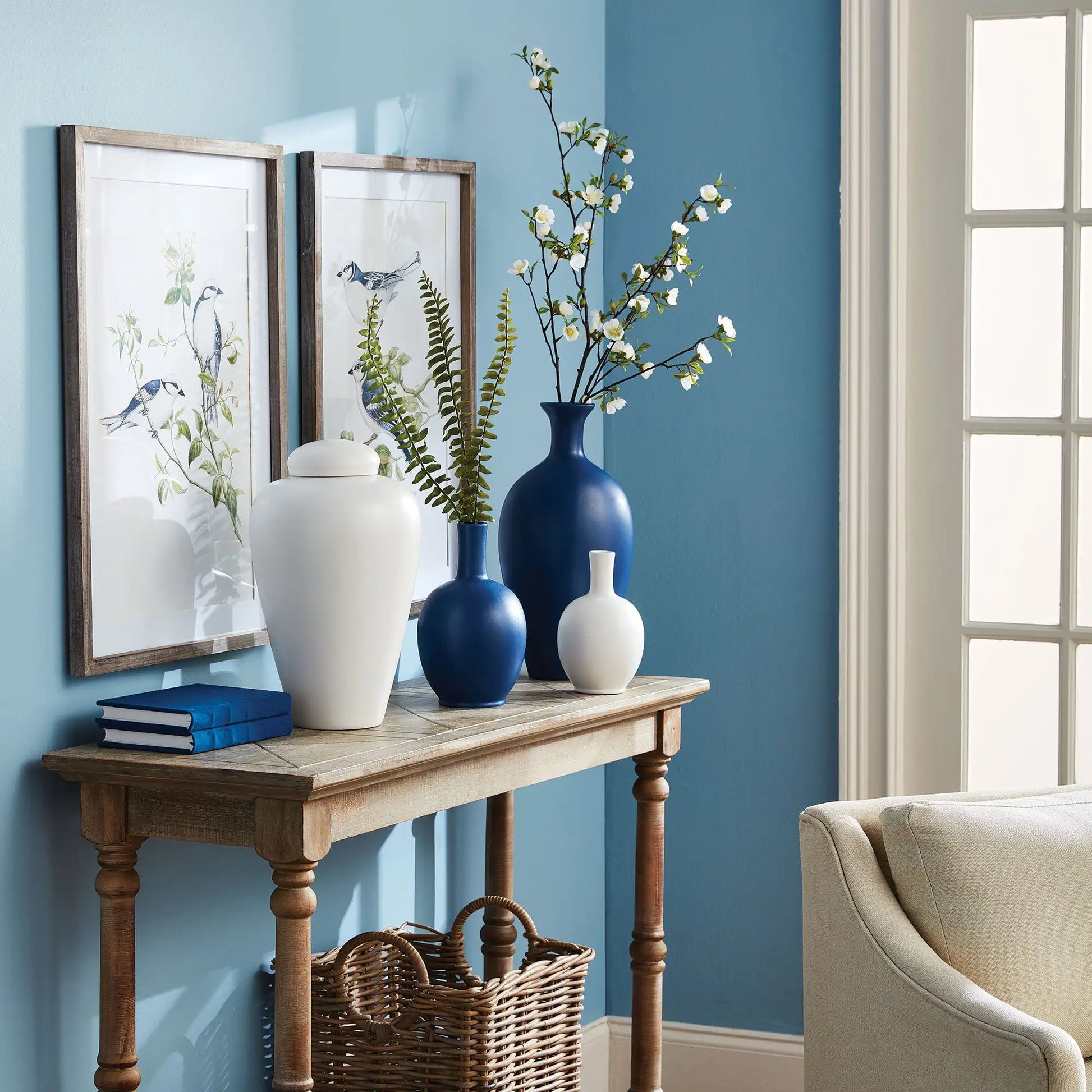 BLUE BIRDS PRINTS, SET OF 4 - view 3