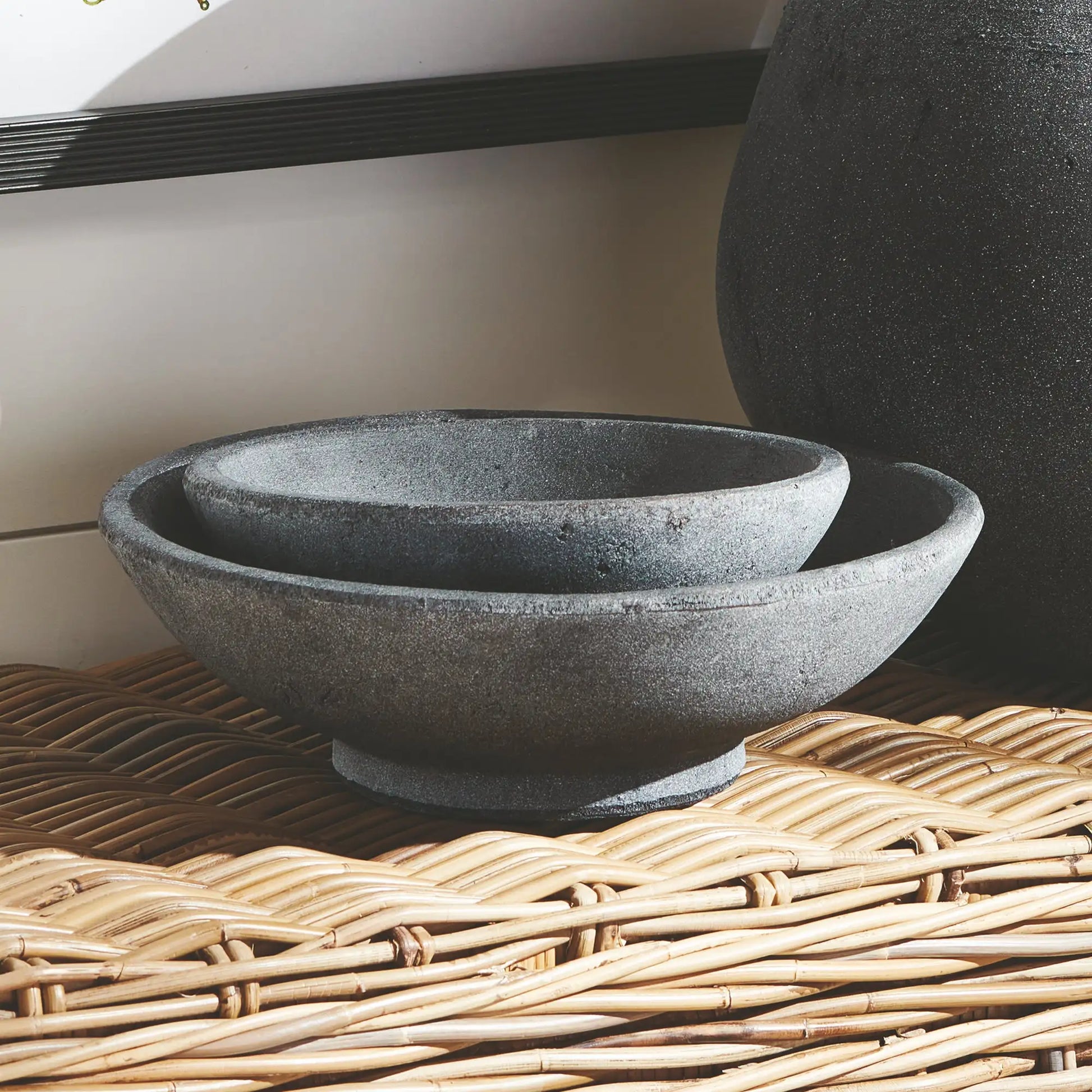 CEDRIC DECORATIVE BOWLS, SET OF 2 - view 2