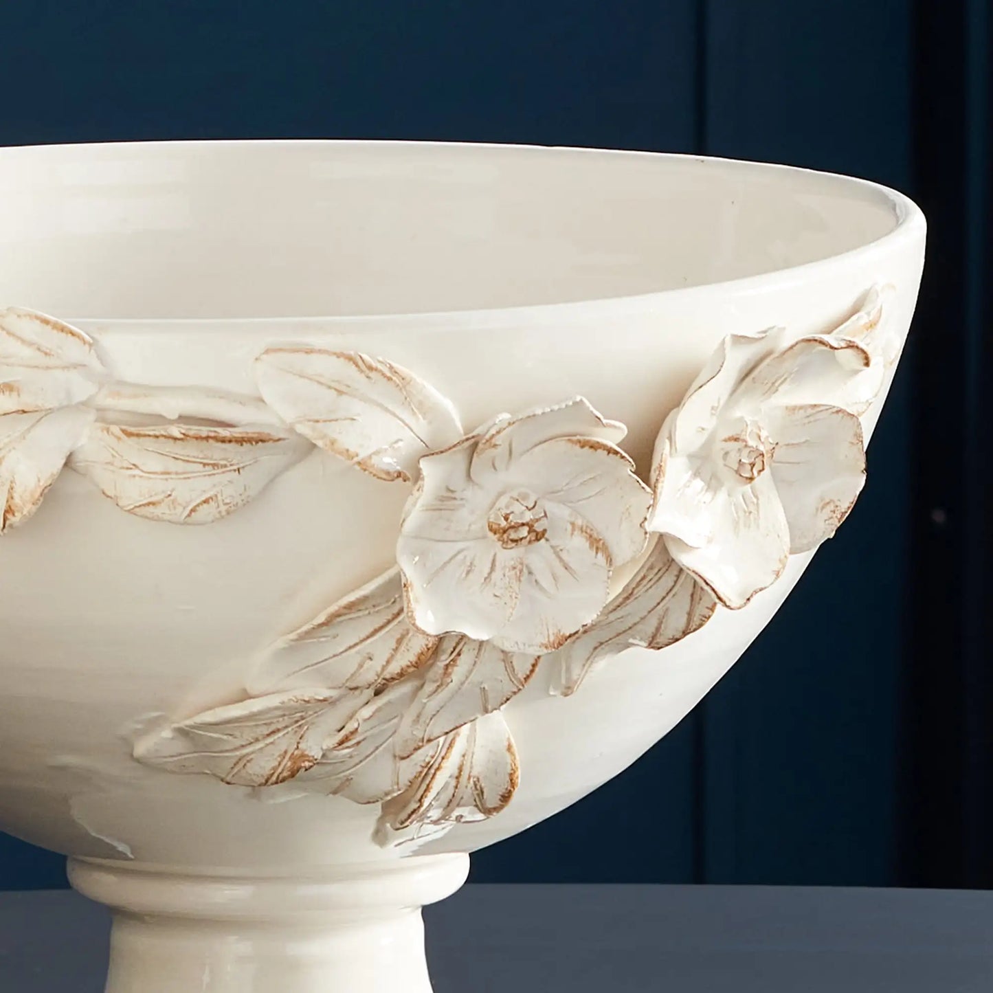 FIORI DECORATIVE FOOTED BOWL - view 2