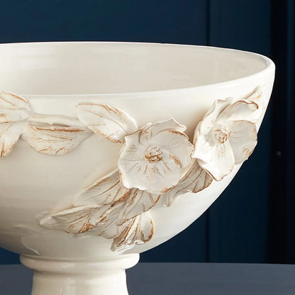 FIORI DECORATIVE FOOTED BOWL - view 2