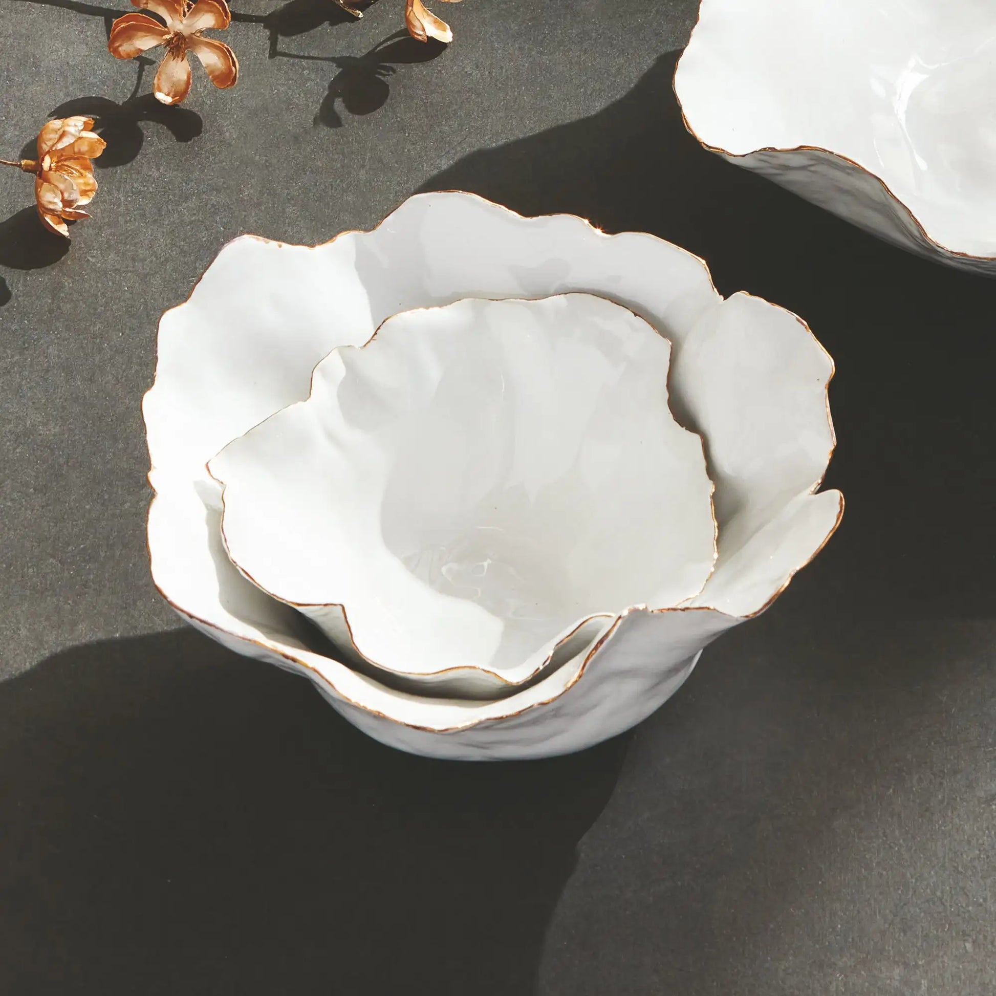 MARIBELLA DECORATIVE BOWLS, SET OF 2 - view 2