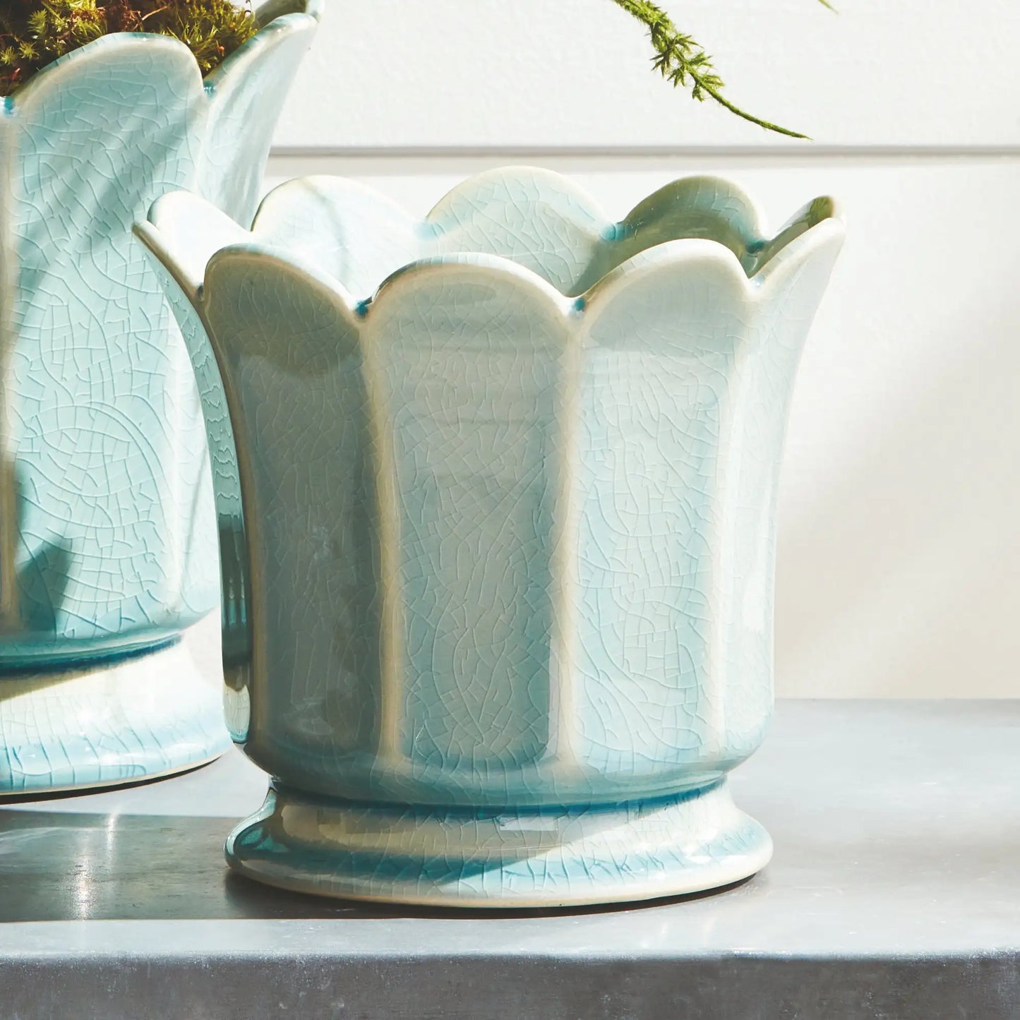 MALINE FOOTED  POT LARGE - view 2