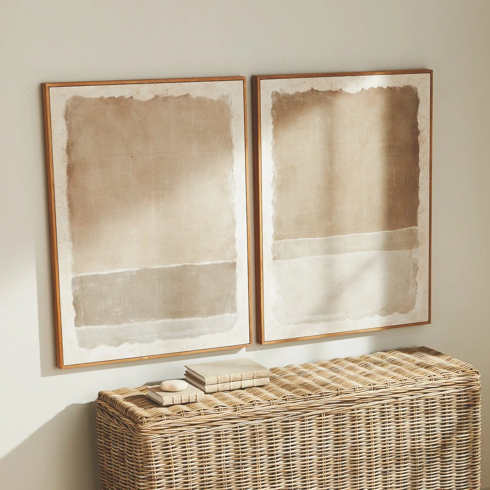 COMPOSITION IN TAUPE GICLEES, SET OF 2 - view 3