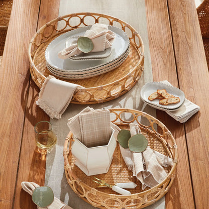 NINETTE ROUND TRAYS, SET OF 2 - view 2