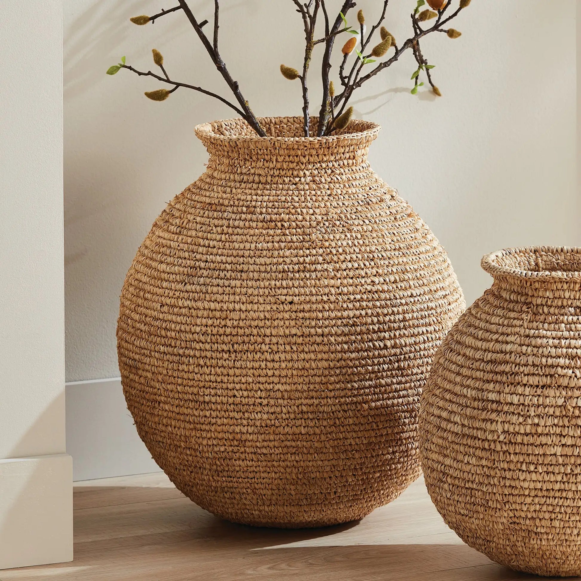REMI WOVEN VASE LARGE - view 2