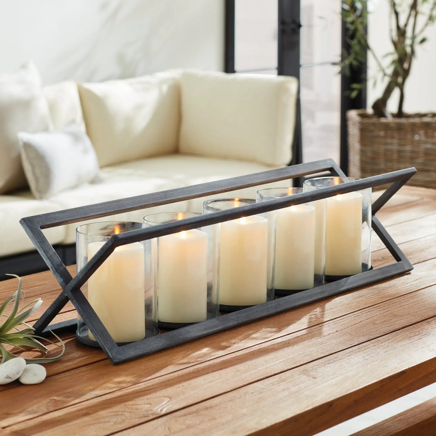 BAXTON 5-PILLAR CANDLEHOLDER - view 2