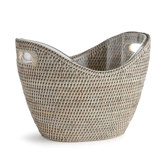 BURMA RATTAN BEVERAGE TUB LARGE