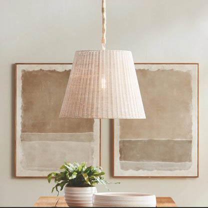 LINETTE RATTAN PENDANT LARGE - view 2