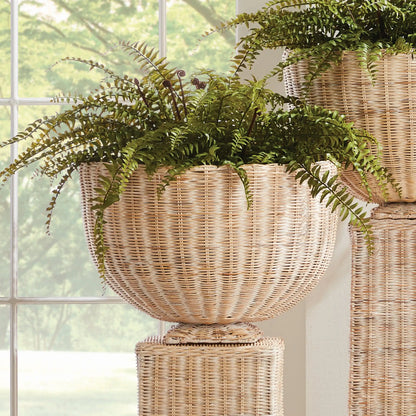 CHARLESTON RATTAN FOOTED BOWL - view 2