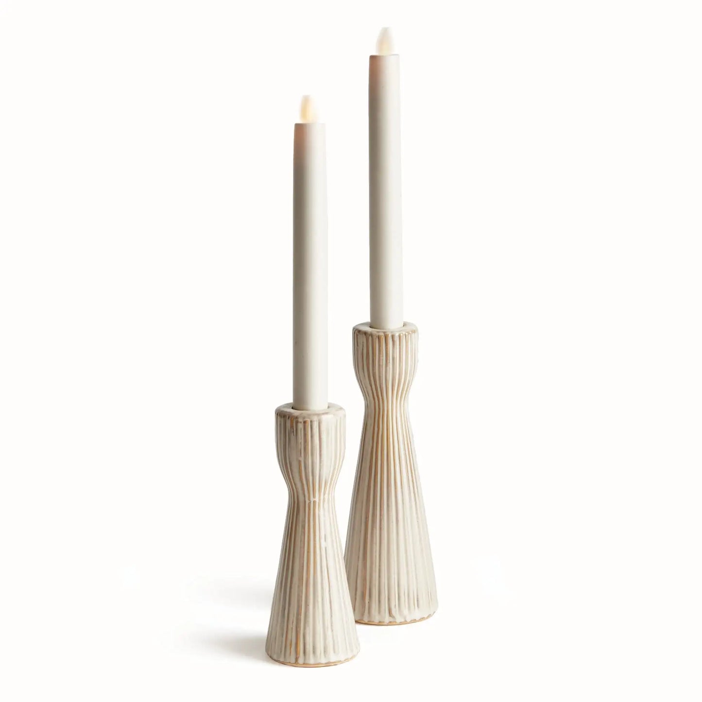LESLEY TAPER HOLDERS, SET OF 2