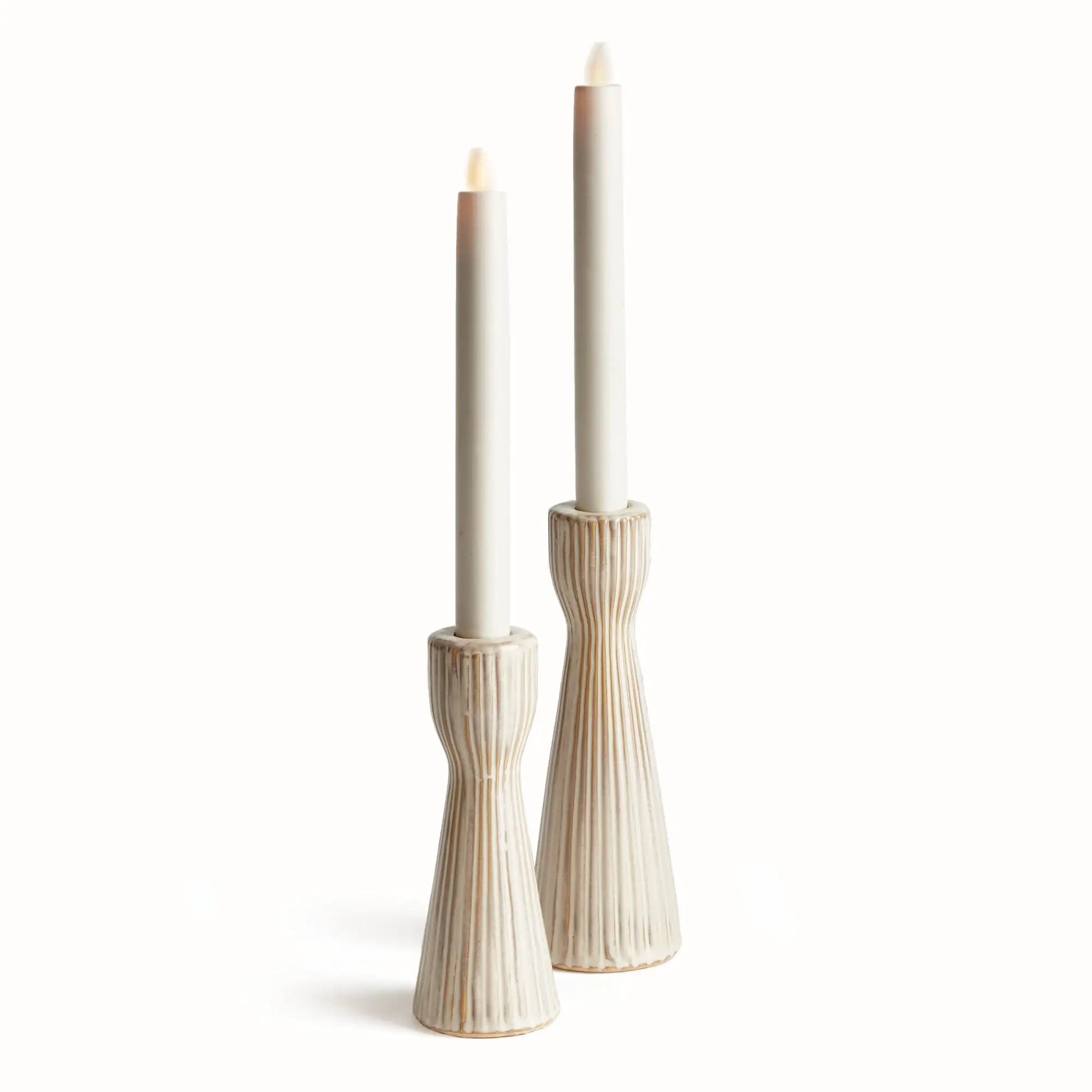 LESLEY TAPER HOLDERS, SET OF 2