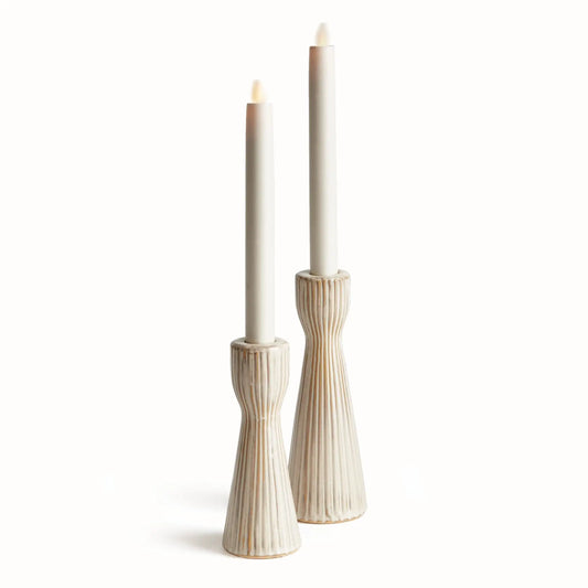 LESLEY TAPER HOLDERS, SET OF 2