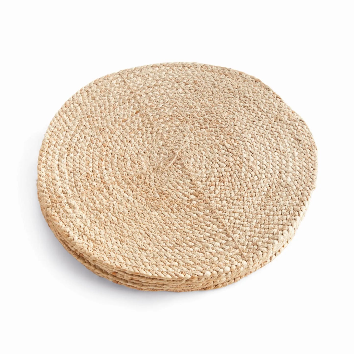 Jute Coil Round Placemat - Natural