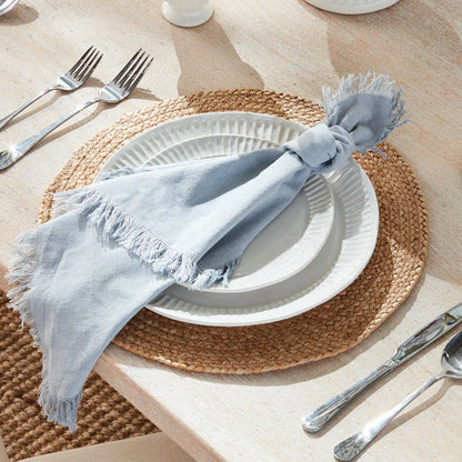 JUTE COIL ROUND PLACEMATS, SET OF 8 - view 2