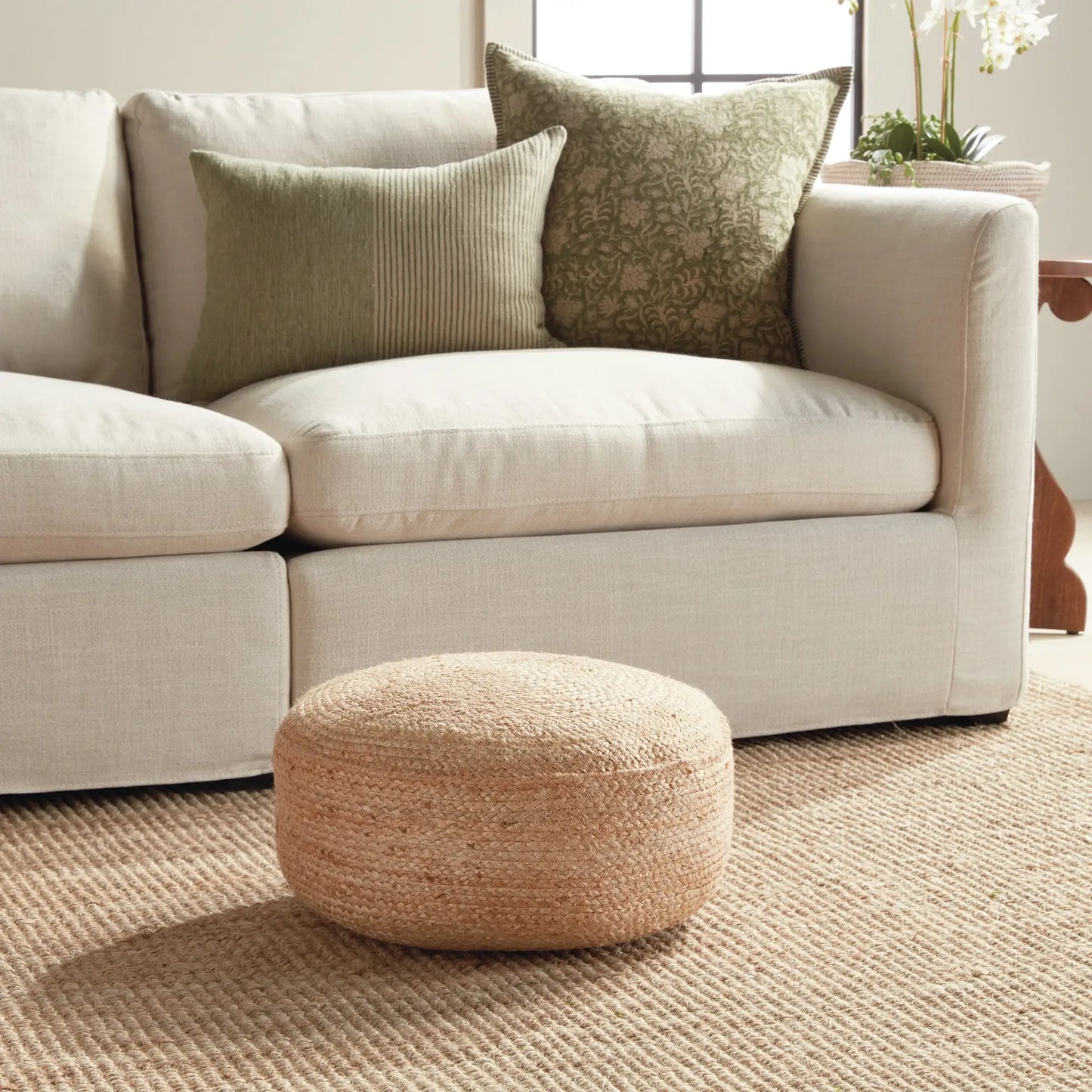 JUTE ROUND POUF - view 4