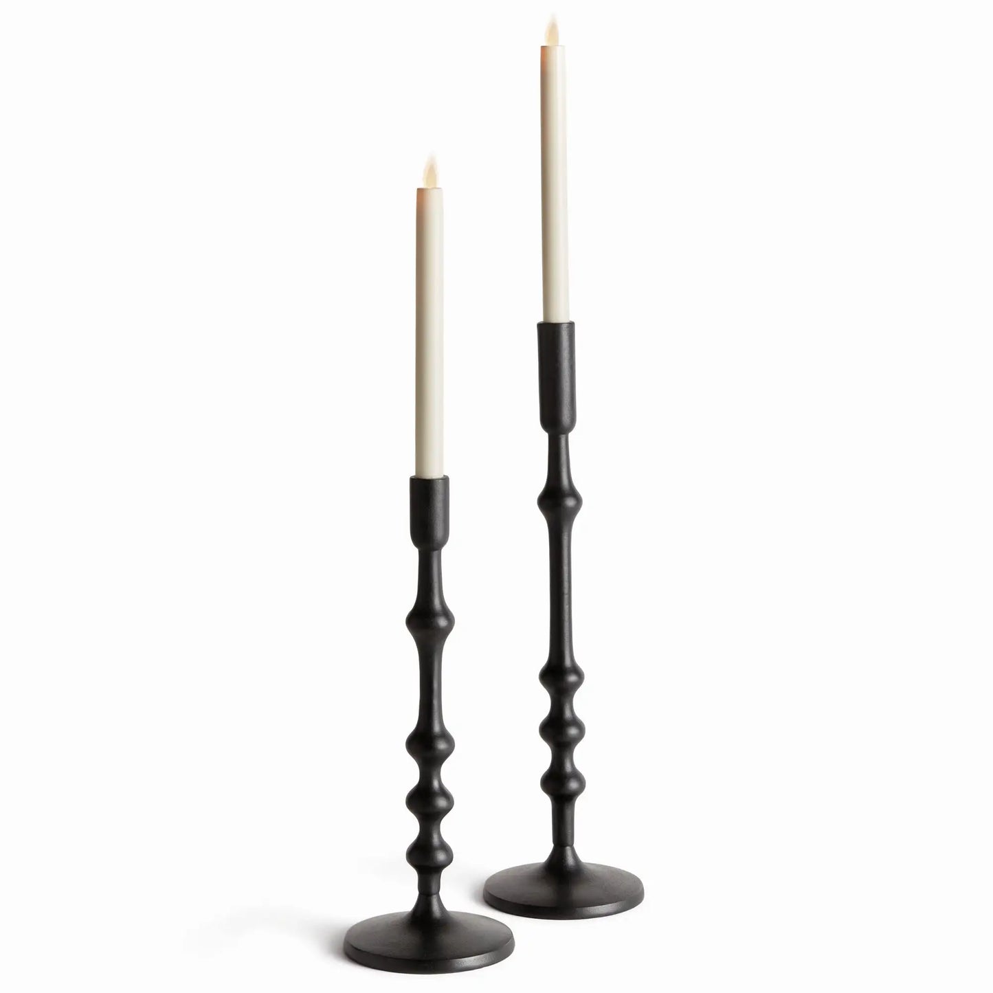 NICHOLAS TAPER HOLDERS, SET OF 2