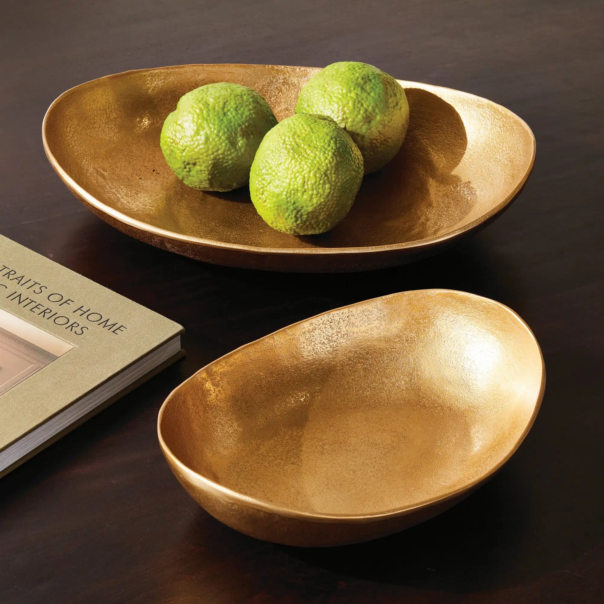 JANAE OVAL DECORATIVE BOWLS, SET OF 2 - view 2