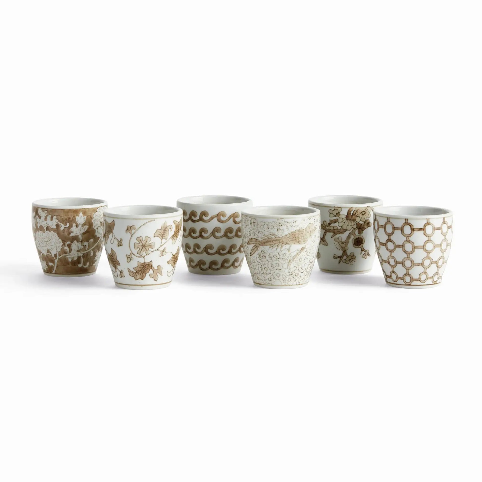 PROVINCE MINI FLOWER POTS, SET OF 6