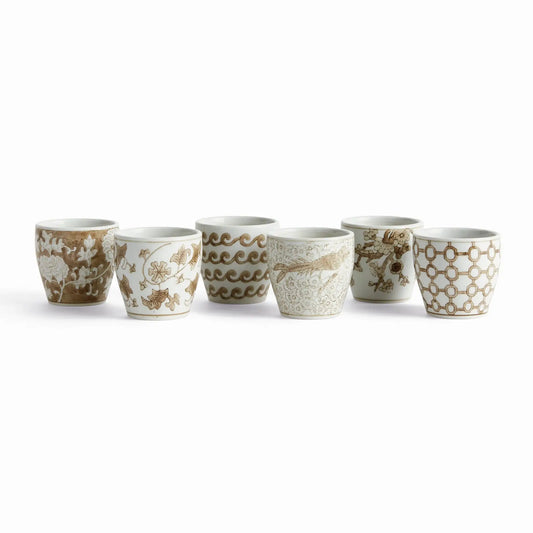 PROVINCE MINI FLOWER POTS, SET OF 6