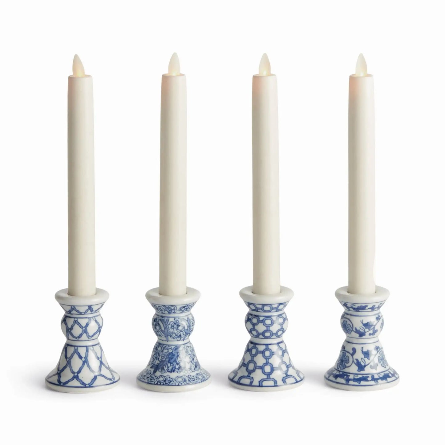 BARCLAY BUTERA DYNASTY MINI TAPER HOLDERS, SET OF 4