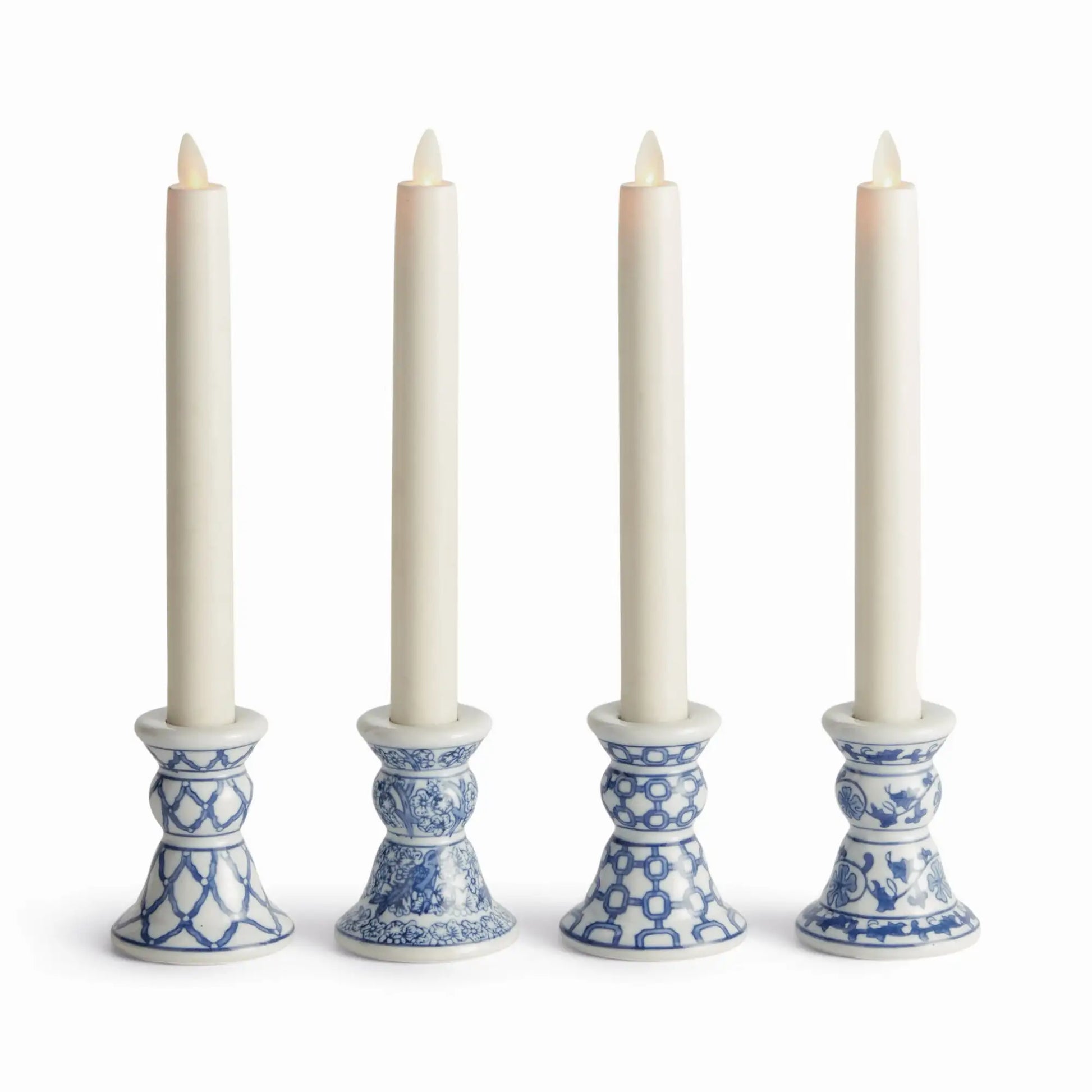 BARCLAY BUTERA DYNASTY MINI TAPER HOLDERS, SET OF 4