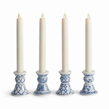 BARCLAY BUTERA DYNASTY MINI TAPER HOLDERS, SET OF 4