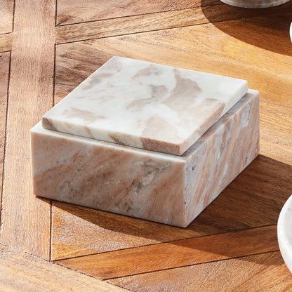 JAQUELINE SQUARE LIDDED BOX WIDE - view 2