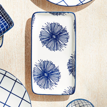 STRIA STARBURST 8" TRAYS, SET OF 4 - view 2