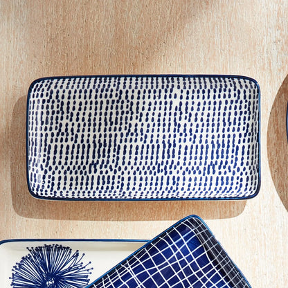 STRIA SPECKLED 8" TRAYS, SET OF 4 - view 2