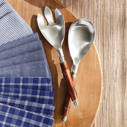 BARCLAY BUTERA KEYSTONE SALAD SERVERS, SET OF 2 - view 2
