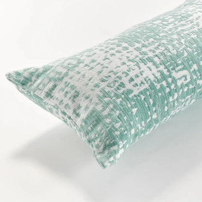 Hana Lumbar Indoor/Outdoor Pillow - Seafoam
