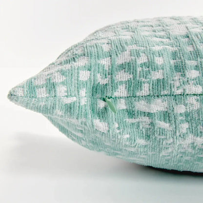 Hana Lumbar Indoor/Outdoor Pillow - Seafoam