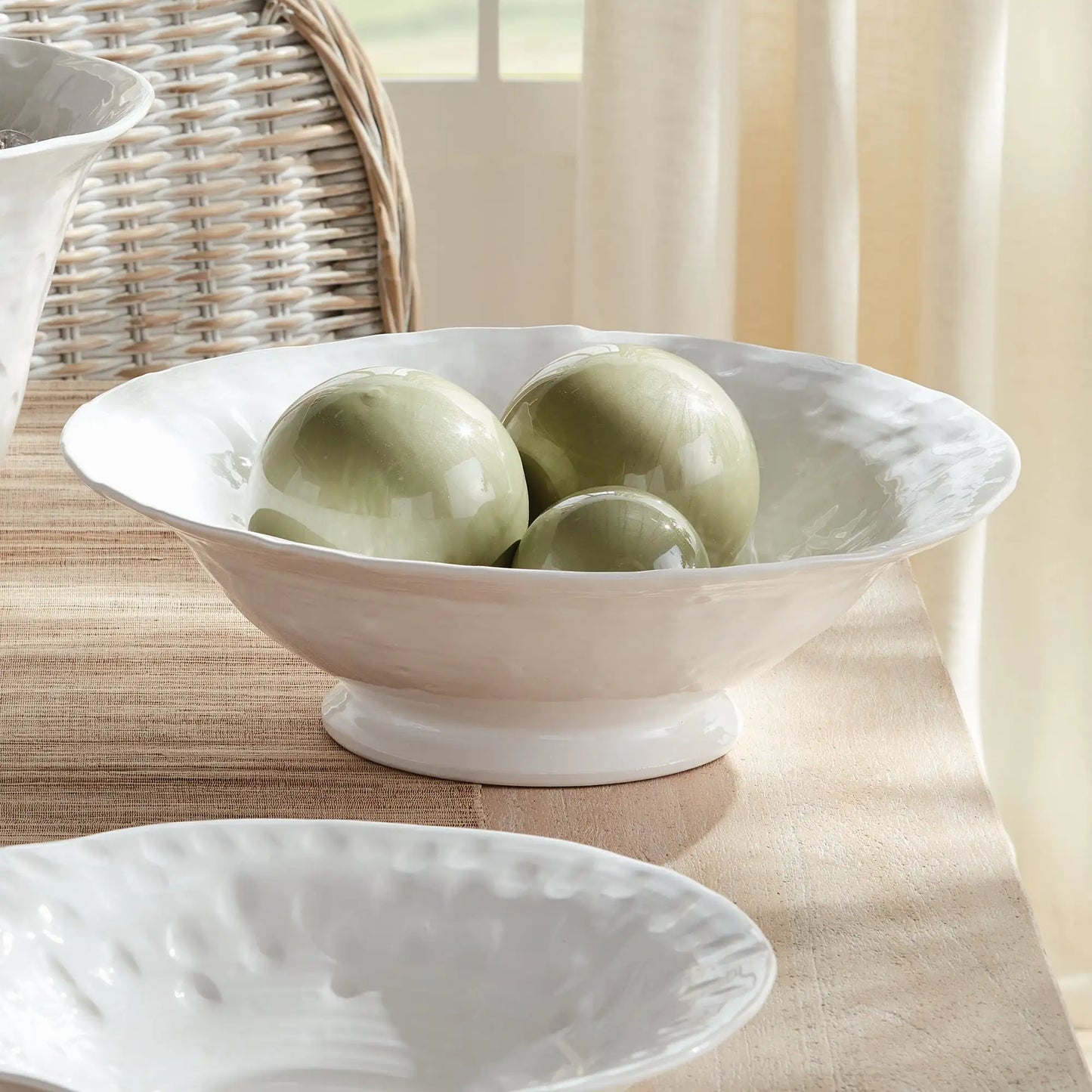 BARCLAY BUTERA SORRENTO DECORATIVE BOWL LARGE - view 2