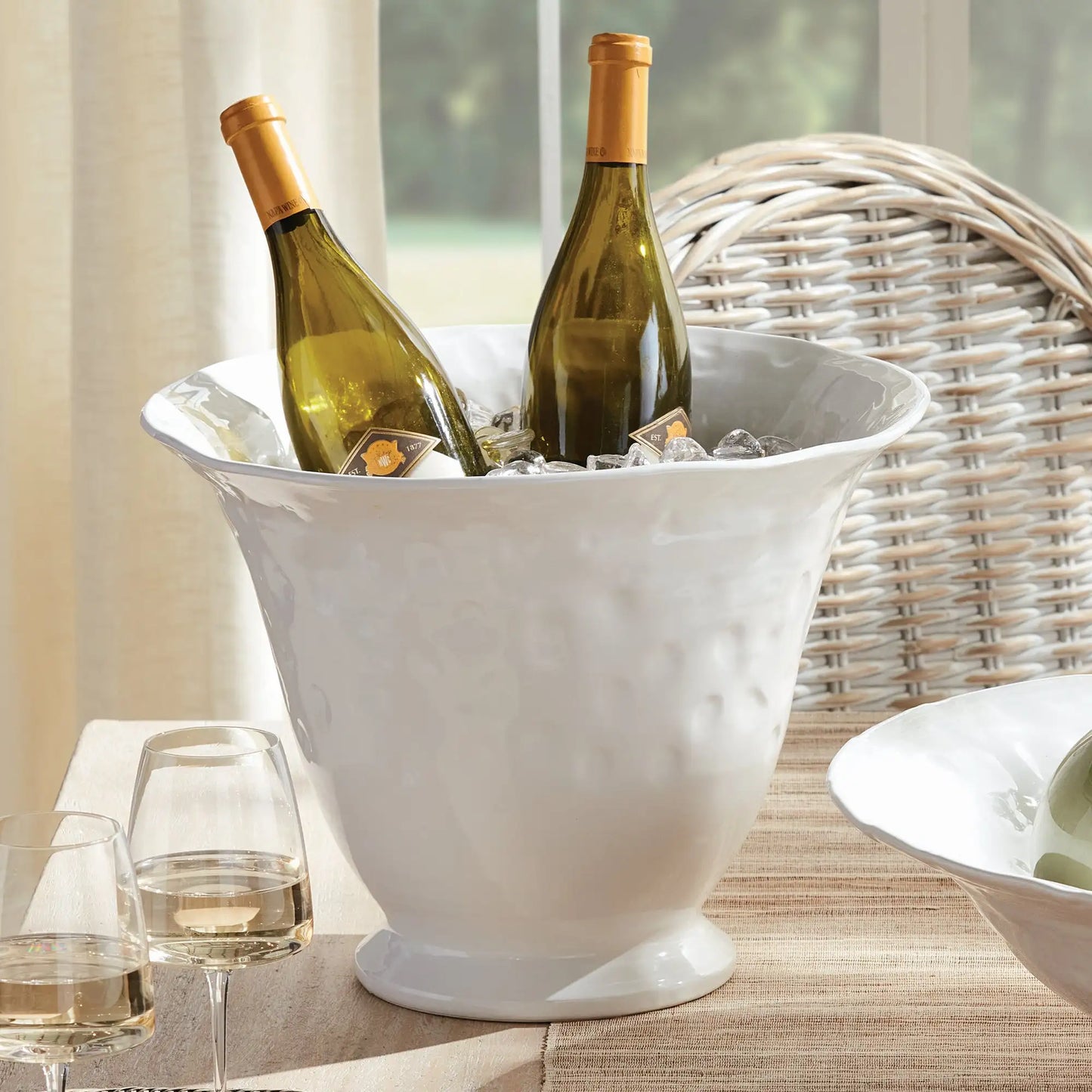 BARCLAY BUTERA SORRENTO DECORATIVE BOWL TALL - view 2